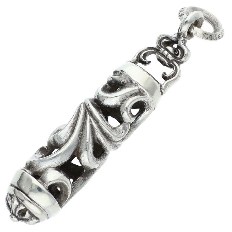 Chrome Hearts Roller Pendant Silver Necklace — view 2