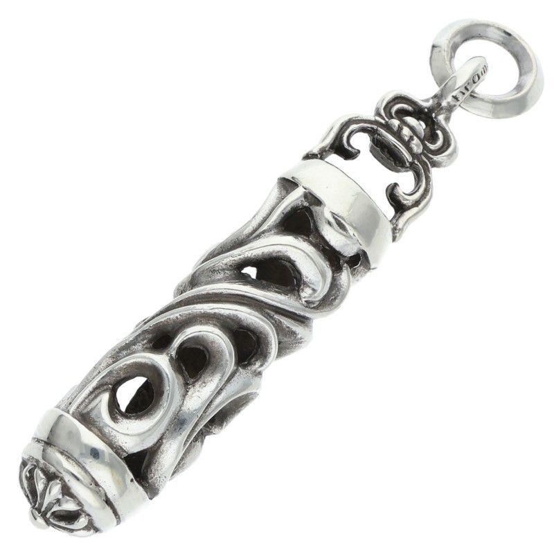 Chrome Hearts Roller Pendant Silver Necklace