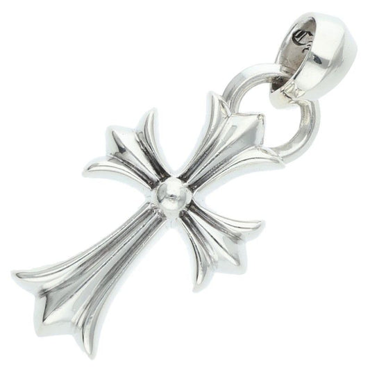 Chrome Hearts CH Crs Sml Bale Small CH Cross Silver Necklace Top