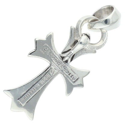 Chrome Hearts CH Crs Sml Bale Small CH Cross Silver Necklace Top — view 2