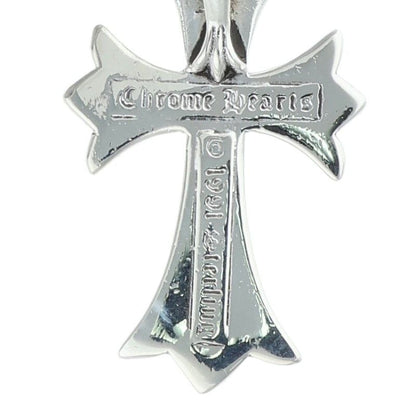 Chrome Hearts CH Crs Sml Bale Small CH Cross Silver Necklace Top — view 3