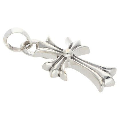 Chrome Hearts CH Crs Sml Bale Small CH Cross Silver Necklace Top — view 5