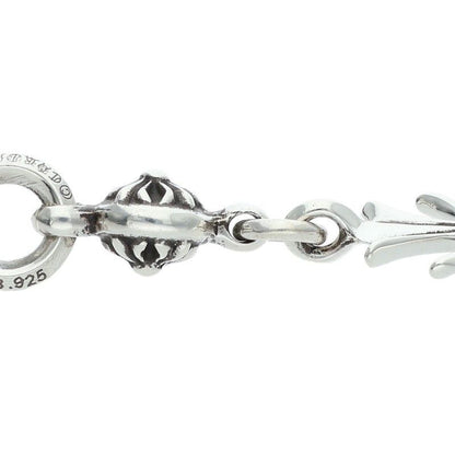 Chrome Hearts Tny CH Crs 1 Ball Tiny CH Cross Charm Silver Necklace Top — view 4
