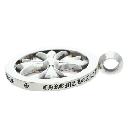 Chrome Hearts CH Plus Medalion CH Medallion Silver Necklace Top — view 4
