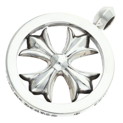 Chrome Hearts CH Plus Medalion CH Medallion Silver Necklace Top