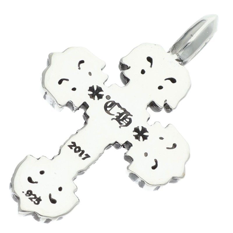 Chrome Hearts Charm Filigree Tiny Silver Necklace Top — view 2