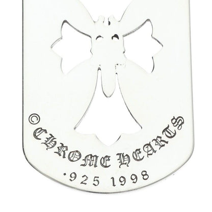 Chrome Hearts Tag Lrg Cross Dagg Cutout Dagger Large Dog Tag Necklace Top — view 3