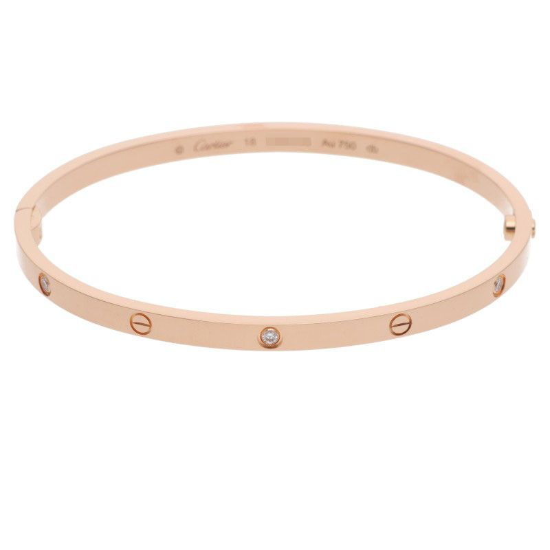 Cartier Love Bracelet SM 18k Pink Diamond 18 — view 2