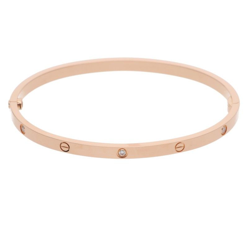 Cartier Love Bracelet SM 18k Pink Diamond 18