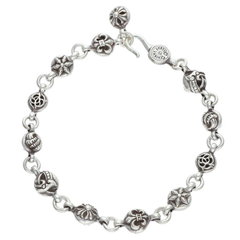 Chrome Hearts No1 Multi Ball Silver Bracelet