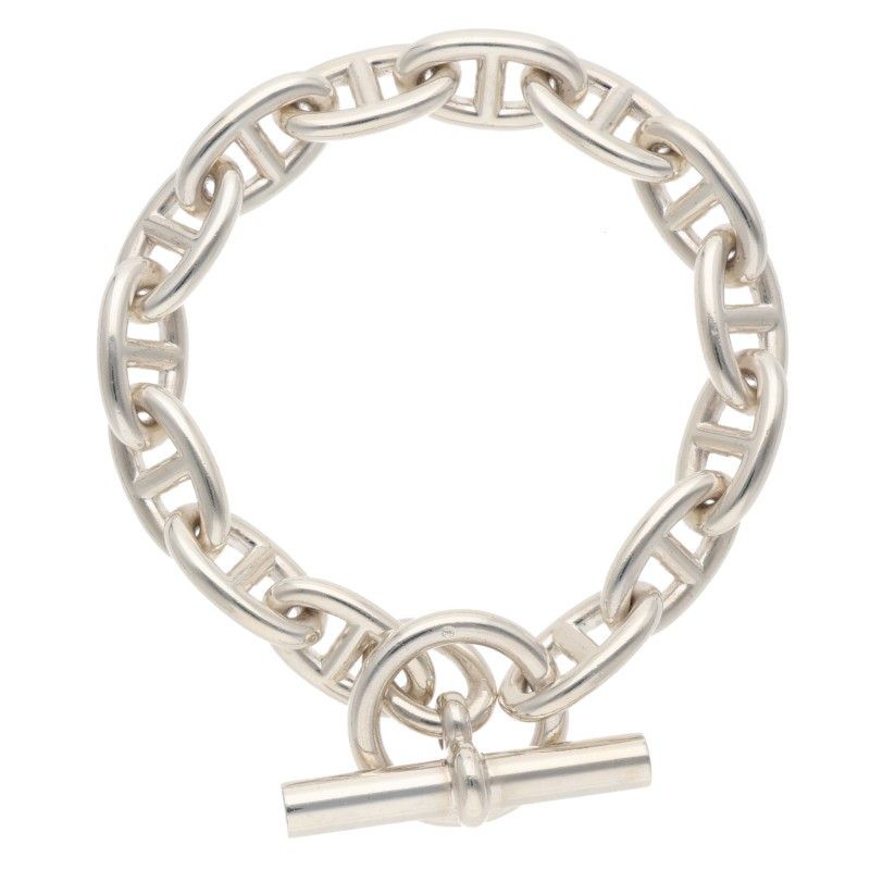 Hermes Chaine D'ancre GM Silver Bracelet