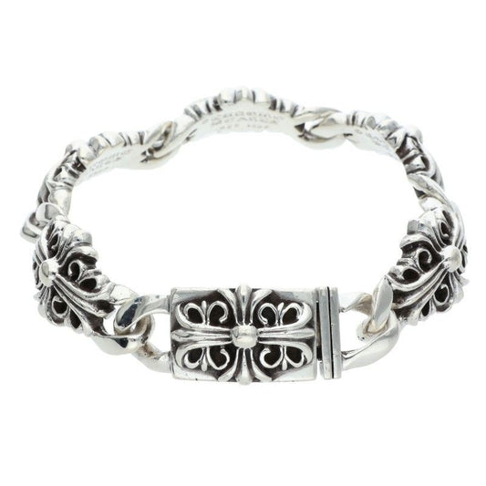 Chrome Hearts Keeper Link Silver Bracelet