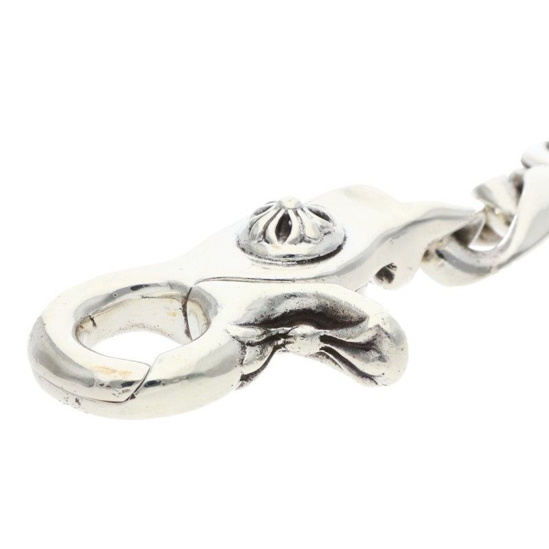 Chrome Hearts Clp Chn Classic-s Short Classic Link Silver Key Chain Key Holder — view 5