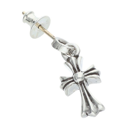 Chrome Hearts Bby Pprchn Baby Fat Drop Silver Earrings — view 5