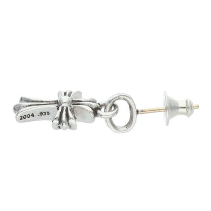 Chrome Hearts Bby Pprchn Baby Fat Drop Silver Earrings — view 4