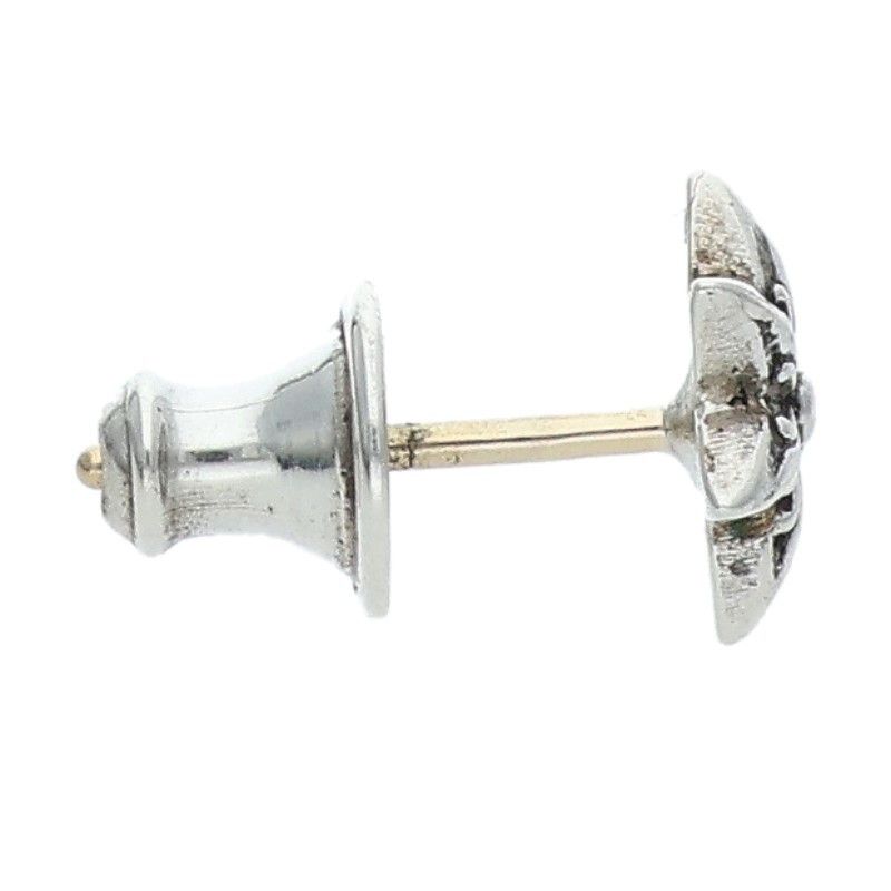 Chrome Hearts CO Star Stud Silver Earrings — view 5
