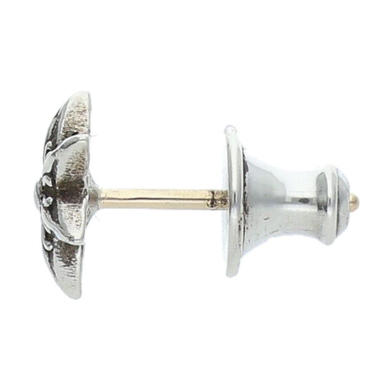 Chrome Hearts CO Star Stud Silver Earrings — view 4