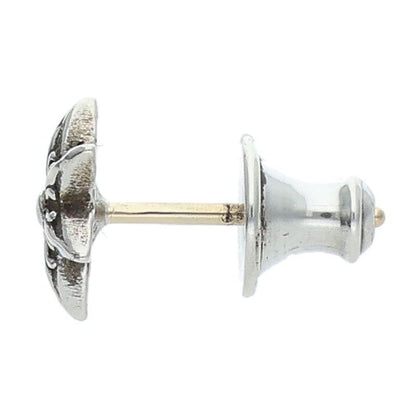 Chrome Hearts CO Star Stud Silver Earrings — view 4