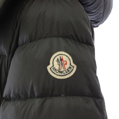 Moncler Hermifur Down Jacket Coat Long Hoodie Rakuenfa 0 Gray — view 6