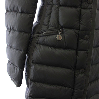 Moncler Hermifur Down Jacket Coat Long Hoodie Rakuenfa 0 Gray — view 5