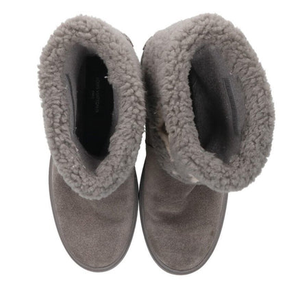 Louis Vuitton Line Monogram Shearling Suede Boots — view 4