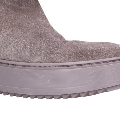 Louis Vuitton Line Monogram Shearling Suede Boots — view 5