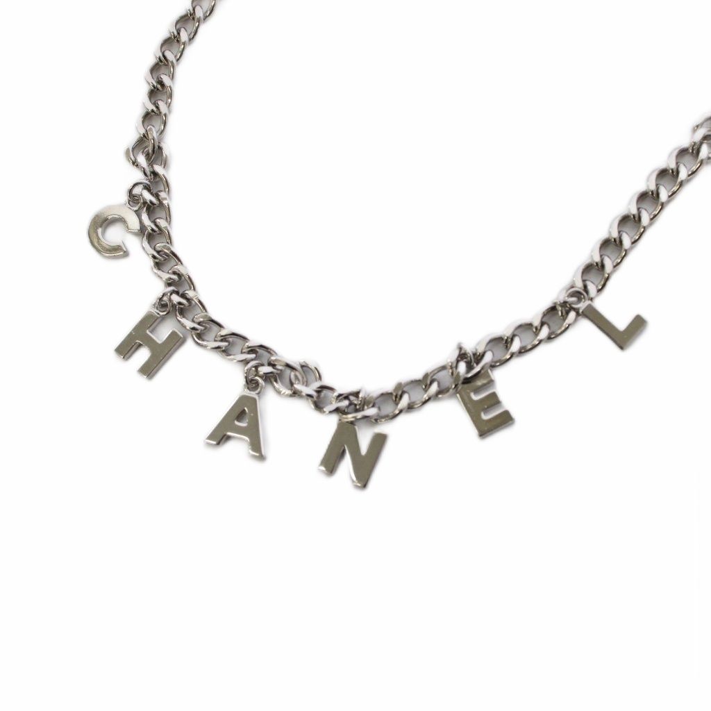 Chanel CC Logo Chain Belt Silver Color KH — view 5