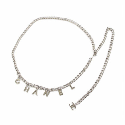 Chanel CC Logo Chain Belt Silver Color KH — view 2