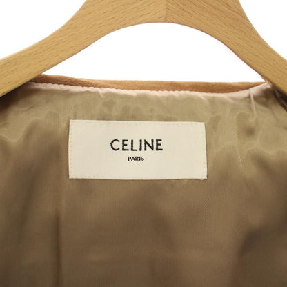 Celine Trucker Jacket in Suede 36 Brown — view 7