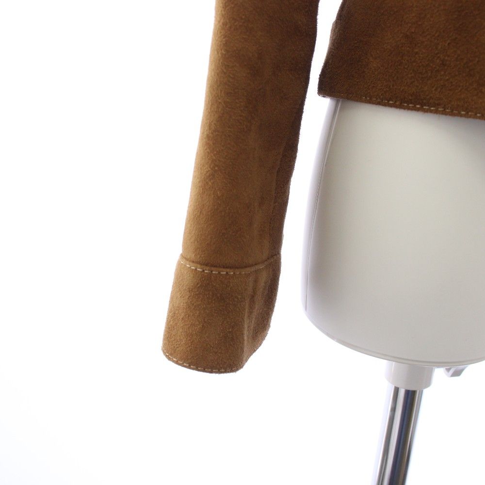 Celine Trucker Jacket in Suede 36 Brown — view 5