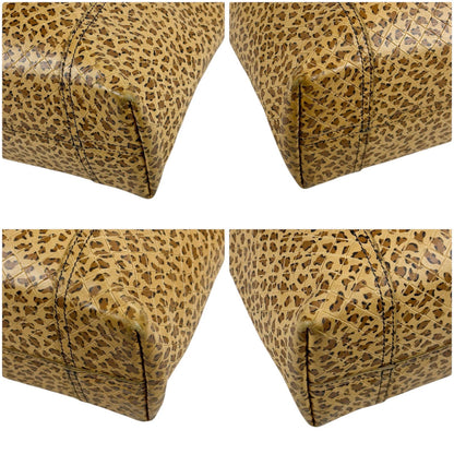 Bottega Veneta Intreccio Mirage Tote Leopard Brown Beige Butterfly Charm — view 5