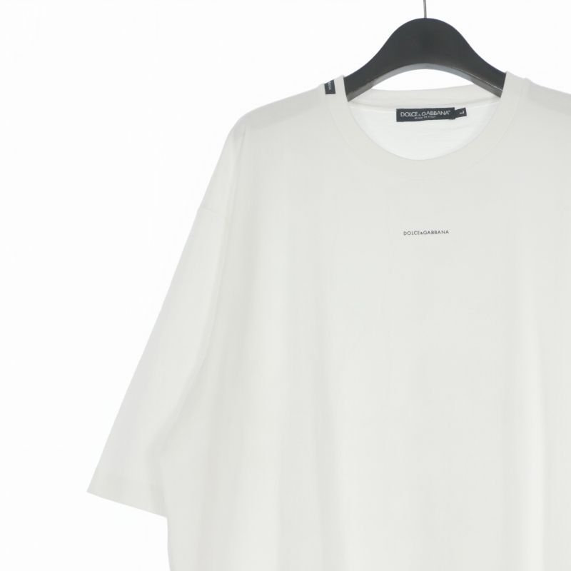 Dolce & Gabbana Mini Logo Crew Neck T-Shirt Short Sleeve White — view 3