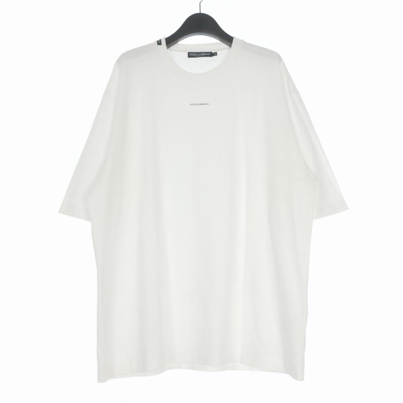 Dolce & Gabbana Mini Logo Crew Neck T-Shirt Short Sleeve White