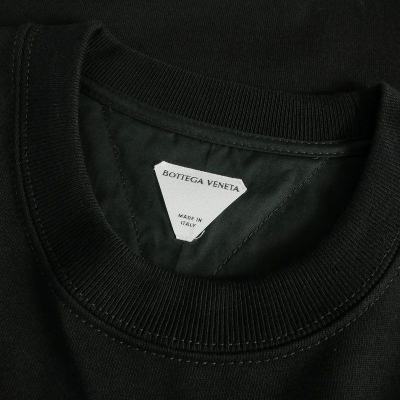 Bottega Veneta Oversize Crew Neck T-Shirt Short Sleeve Xxs Black — view 6