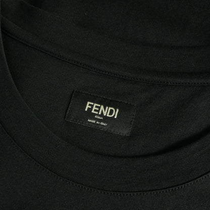 Fendi Staff Only Print Crew Neck T-Shirt Short Sleeve XL Black — view 7