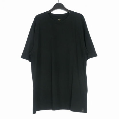Fendi Staff Only Print Crew Neck T-Shirt Short Sleeve XL Black