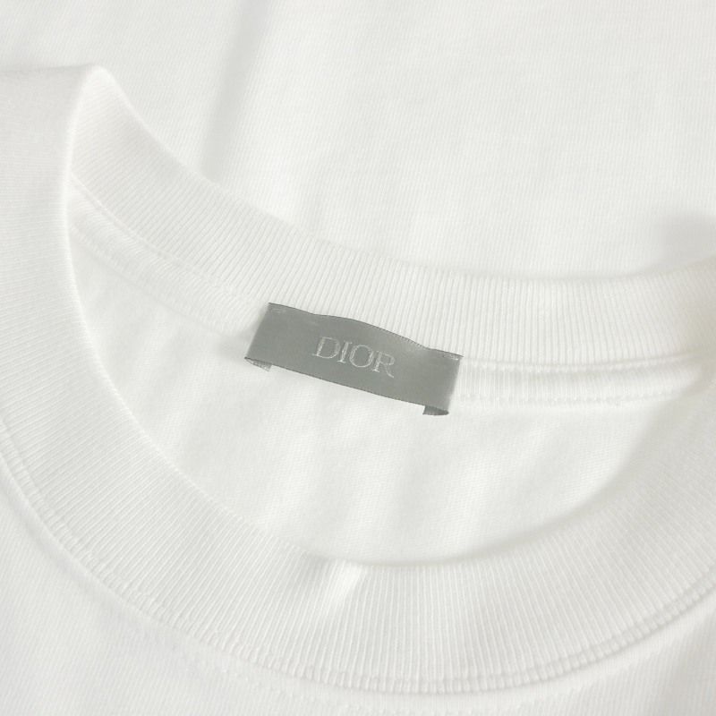 Dior Lewis Hamilton Crew Neck T-Shirt Short Sleeve XL White — view 6