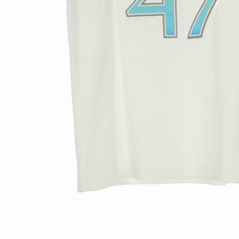 Dior Lewis Hamilton Crew Neck T-Shirt Short Sleeve XL White Blue — view 4