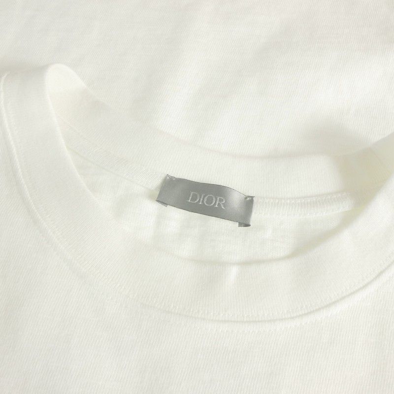Dior Lewis Hamilton Crew Neck T-Shirt Short Sleeve XL White Blue — view 6