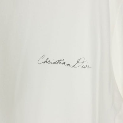 Dior Handwritten Ringflower Crew Neck T-Shirt Short Sleeve White — view 5