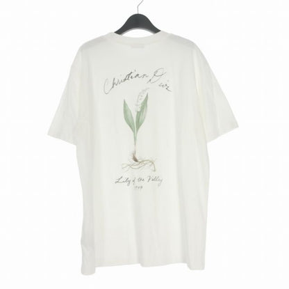 Dior Handwritten Ringflower Crew Neck T-Shirt Short Sleeve White — view 2