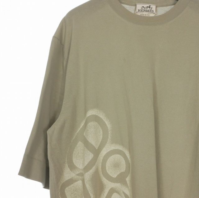 Hermes Chaine D'ancre Print T-Shirt Short Sleeve XL Gray — view 3