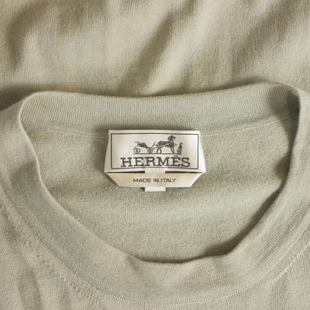 Hermes Chaine D'ancre Print T-Shirt Short Sleeve XL Gray — view 6