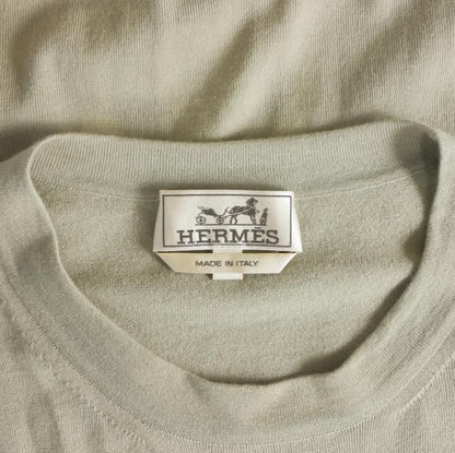Hermes Chaine D'ancre Print T-Shirt Short Sleeve XL Gray — view 6