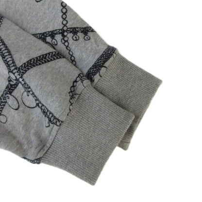 Hermes Tresor Medor Sweatshirt Jacket Zip Up 38 Gray HW — view 6