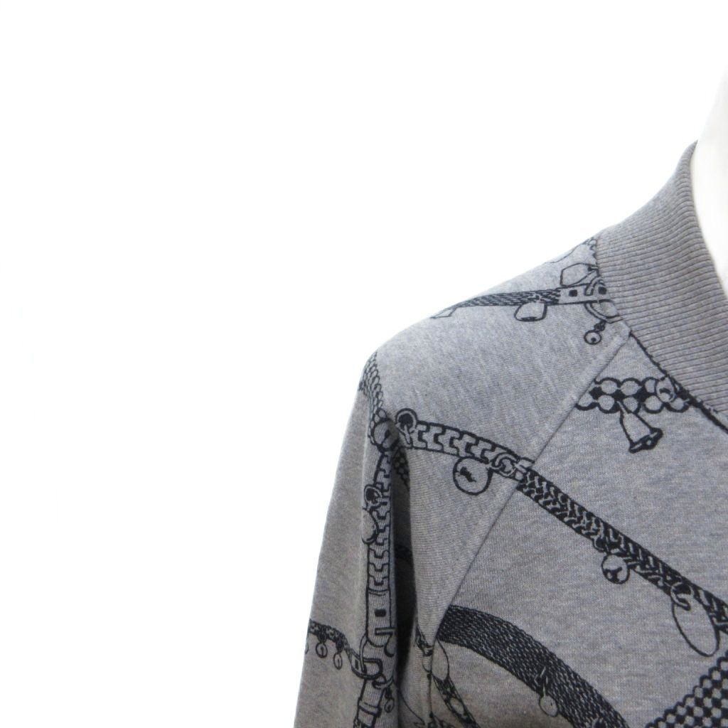 Hermes Tresor Medor Sweatshirt Jacket Zip Up 38 Gray HW — view 4