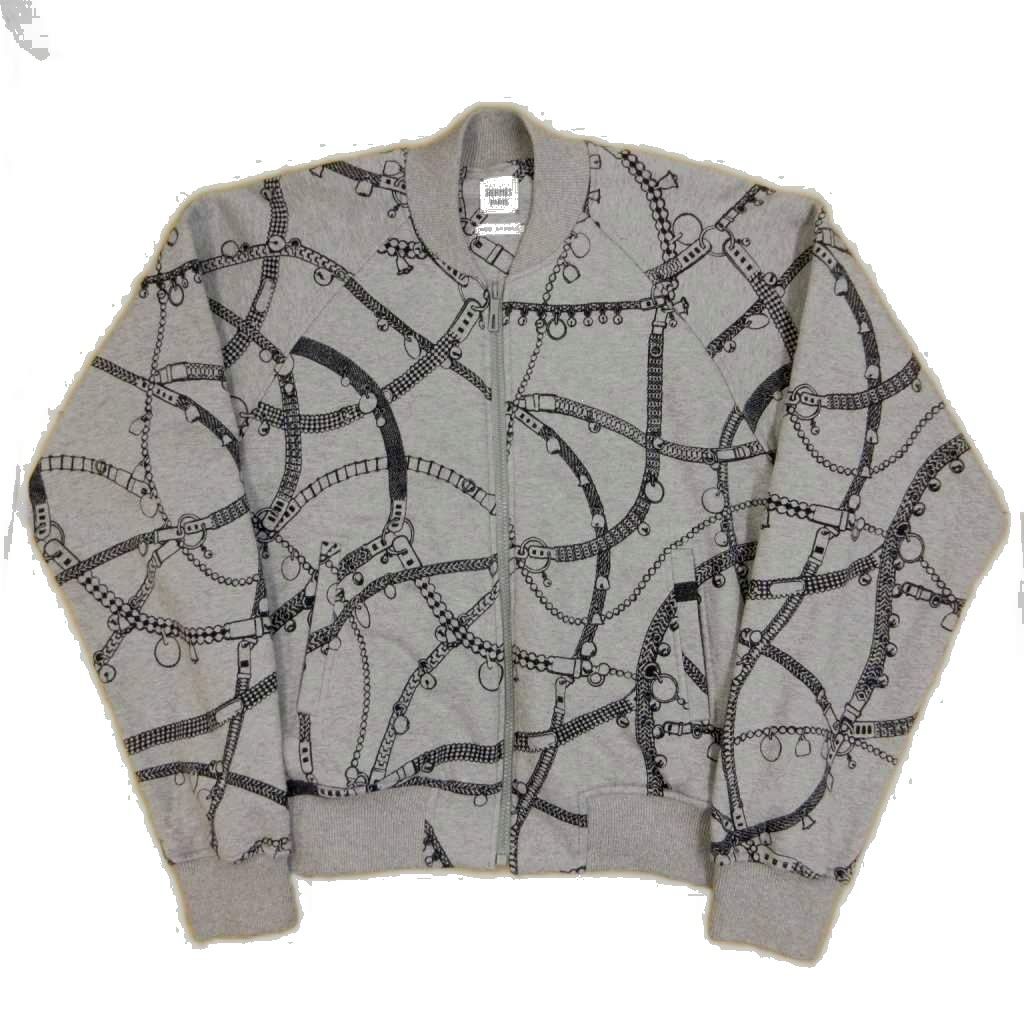 Hermes Tresor Medor Sweatshirt Jacket Zip Up 38 Gray HW