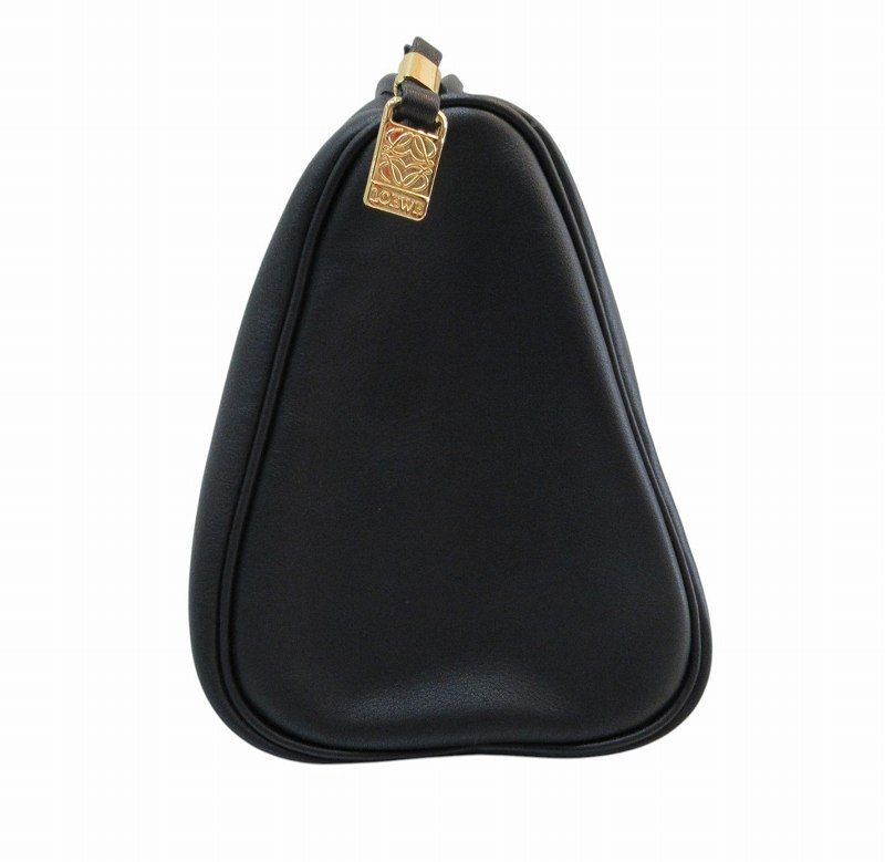 Loewe Clutch Pouch Leather Anagram Black — view 4