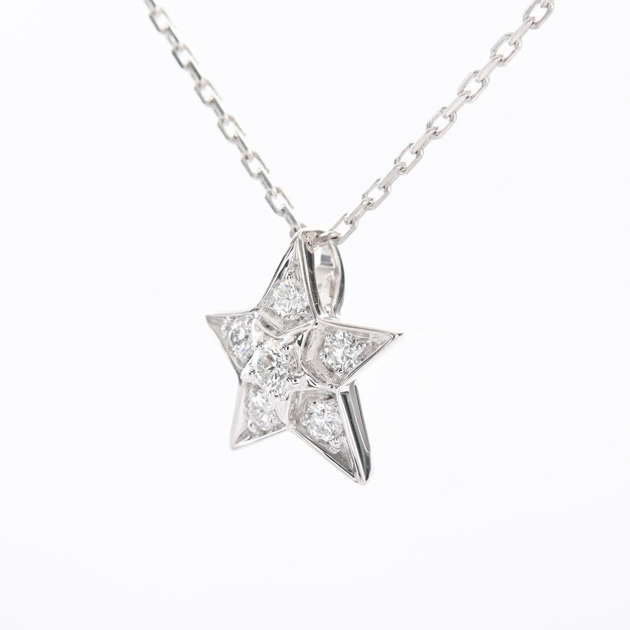Chanel Necklace Comet White Gold — view 2