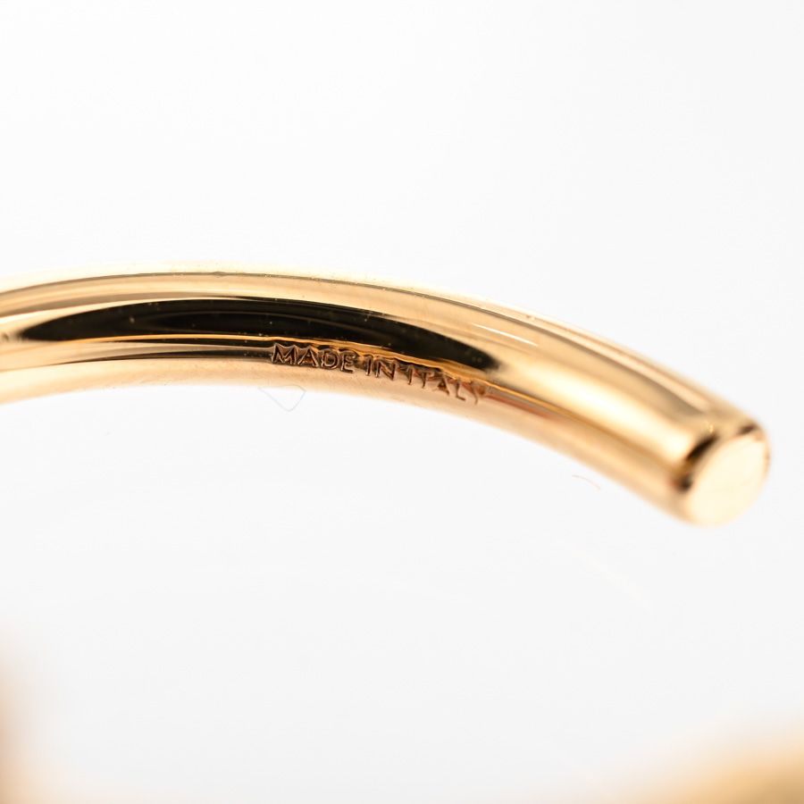 Celine Earrings Triomphe Asymmetric Hoop — view 5